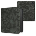 kwmobile Case for Kobo Libra 2 - eReader Flip Cover with Auto Sleep Function - Galaxy Tree Meadow