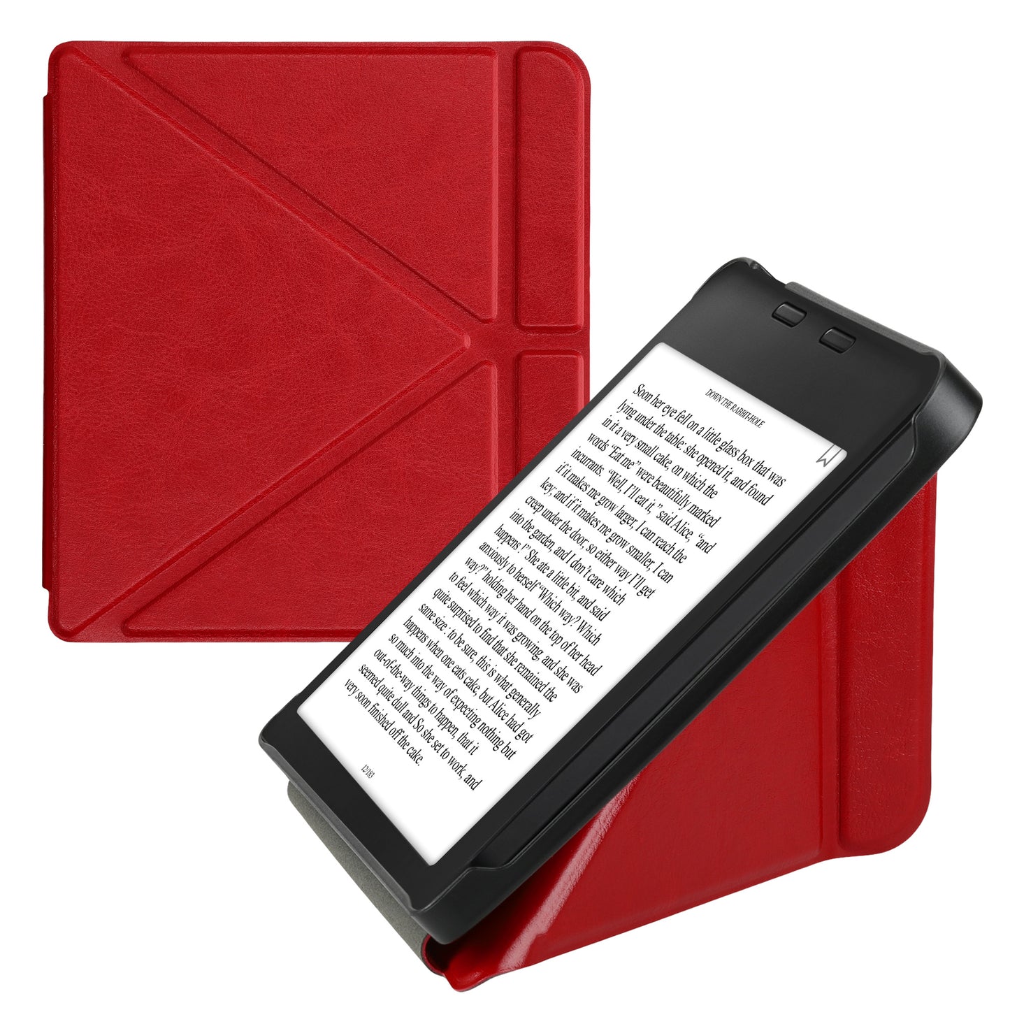 kwmobile Case for Kobo Libra 2 - PU Leather eReader Cover with Stand and Auto Sleep/Wake Function