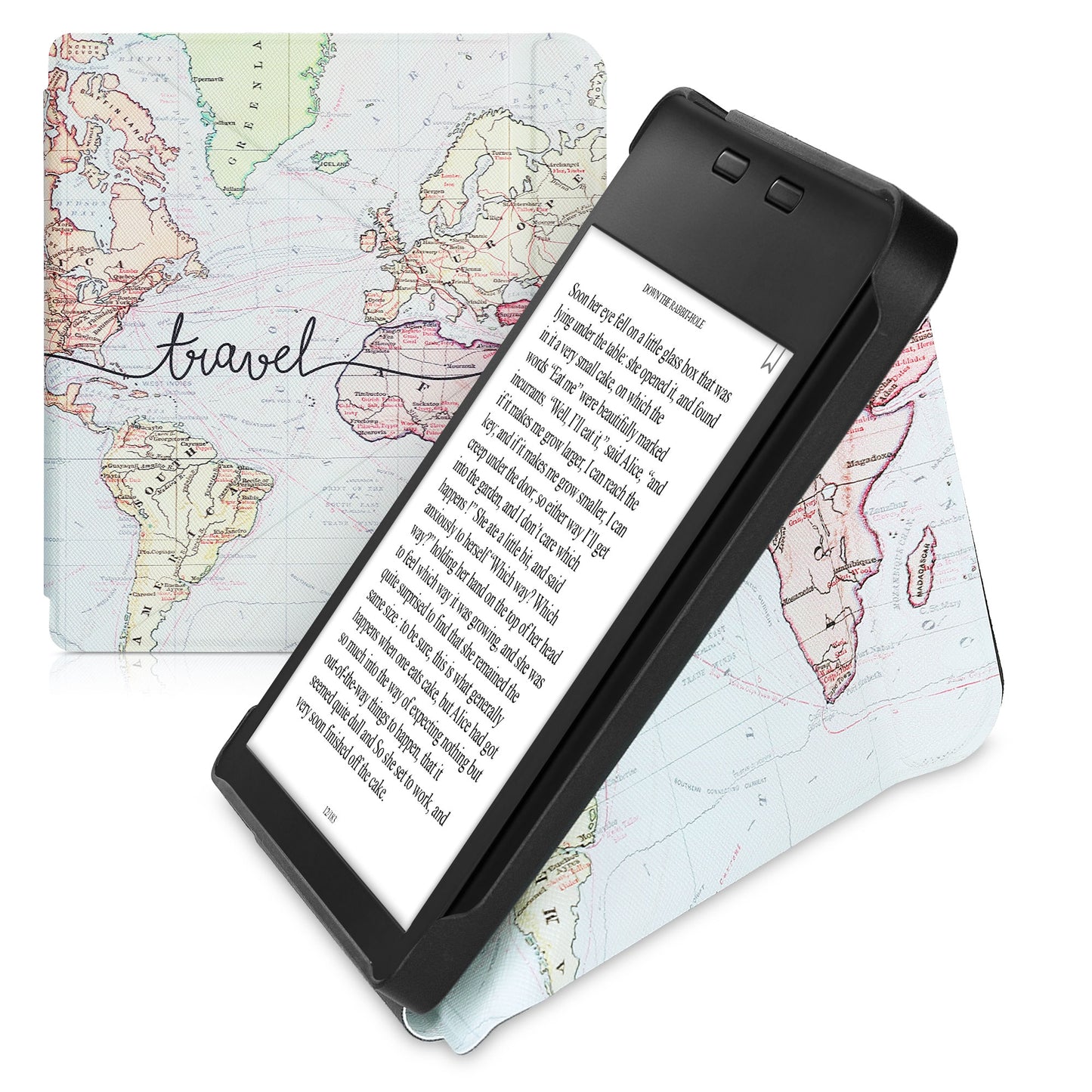 kwmobile Case Compatible with Kobo Libra 2 - Faux Leather Cover - eReader Cover Case
