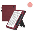 kwmobile Flip Hülle kompatibel mit Kobo Sage - Handschlaufe - Cover Dunkelblau Dunkelblau  