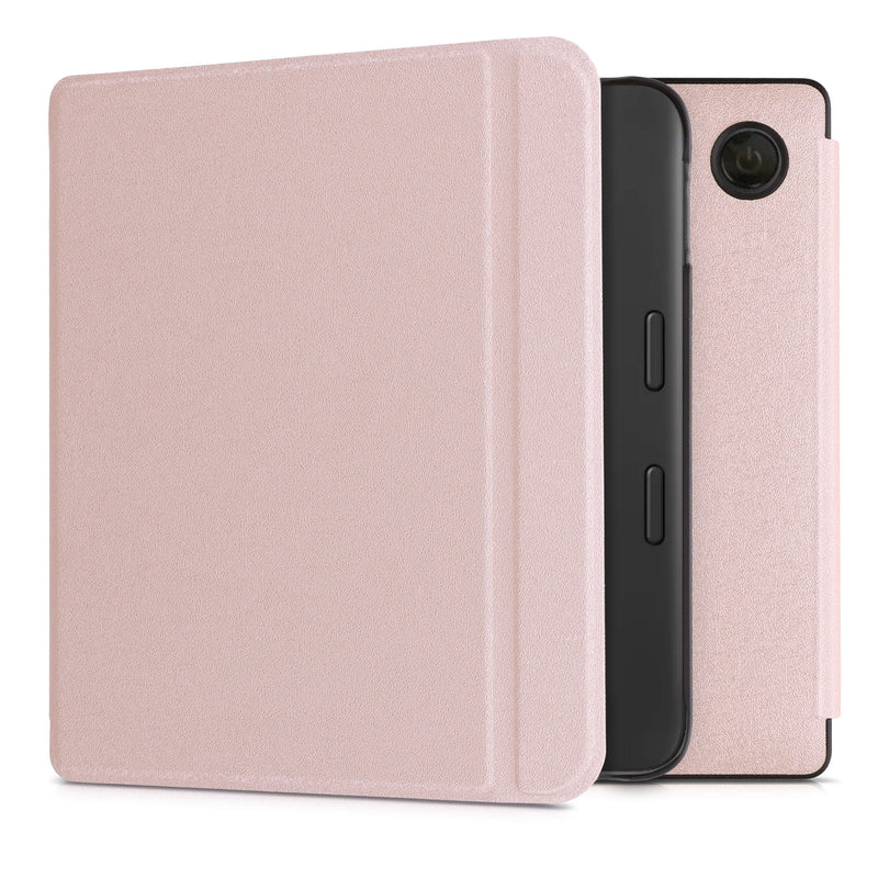 kwmobile Flip Case compatible with Tolino Vision 6 Case - eReader Case made of Faux Leather - Cover