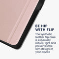 kwmobile Flip Case compatible with Tolino Vision 6 Case - eReader Case made of Faux Leather - Cover