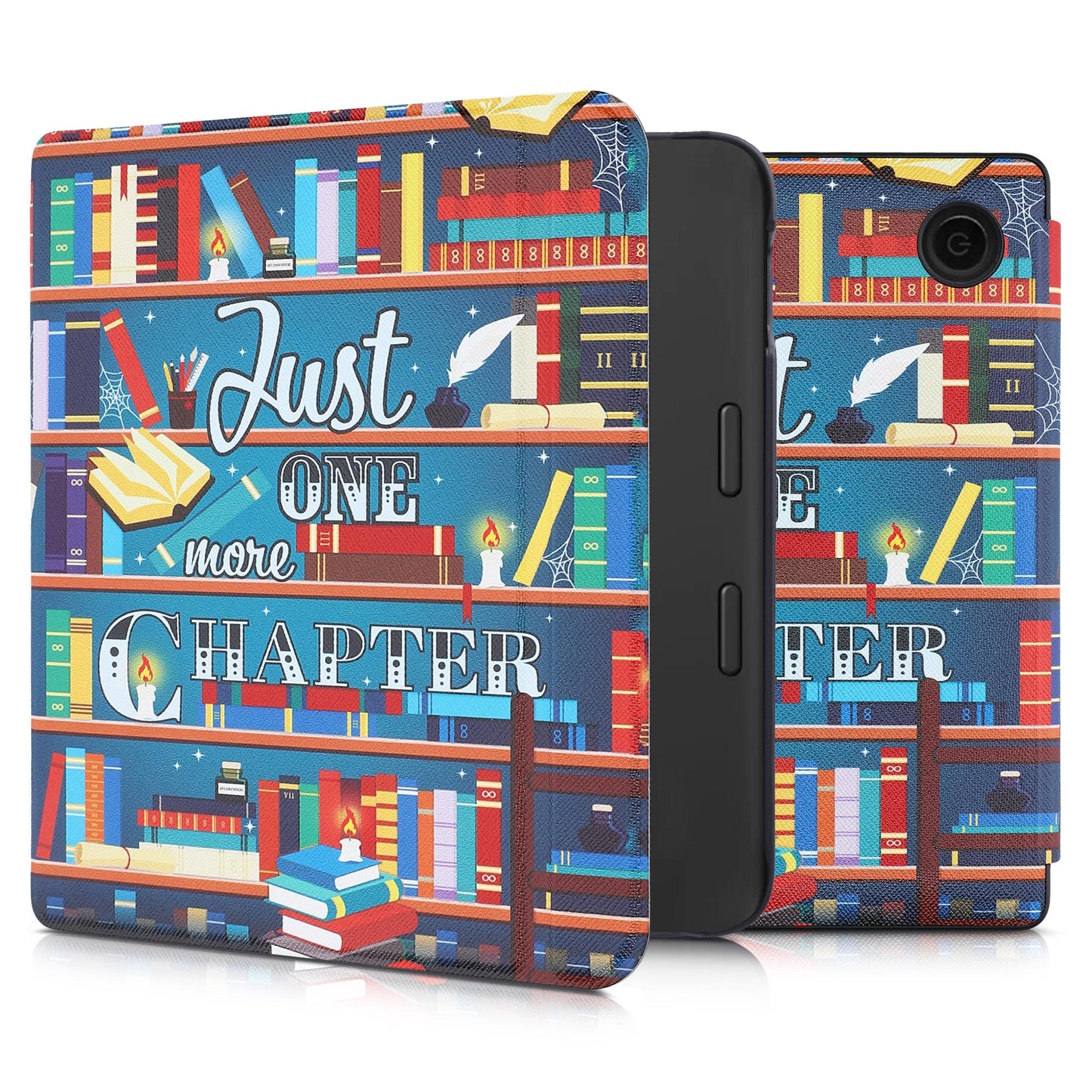 kwmobile Protective Case for Tolino Vision 6 - eReader Flip Case with Auto Sleep Function