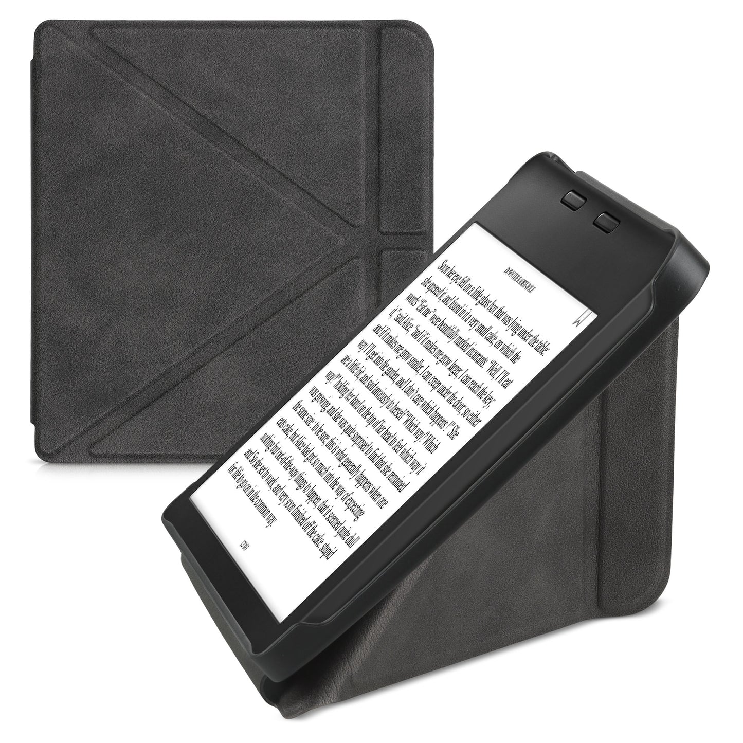 kwmobile Case for Tolino Vision 6 Cover eReader Flip Case with Auto Sleep Function Cover with Stand