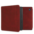 kwmobile Case Compatible with Tolino Vision 6 - Faux Leather eReader Protective Cover Case