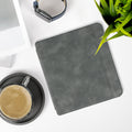 kwmobile Case Compatible with Tolino Vision 6 - Faux Leather eReader Protective Cover Case
