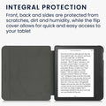 kwmobile Case Compatible with Tolino Vision 6 - Faux Leather eReader Protective Cover Case