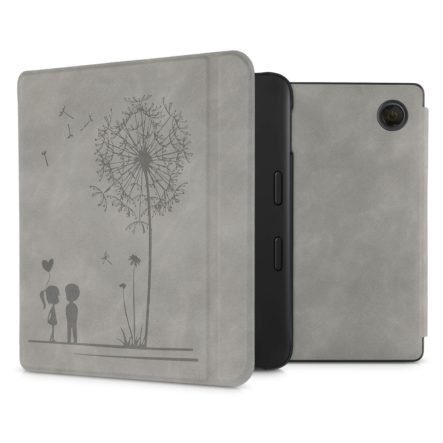 kwmobile Case for Tolino Vision 6 Cover eReader Case Faux Leather with Auto Sleep Function