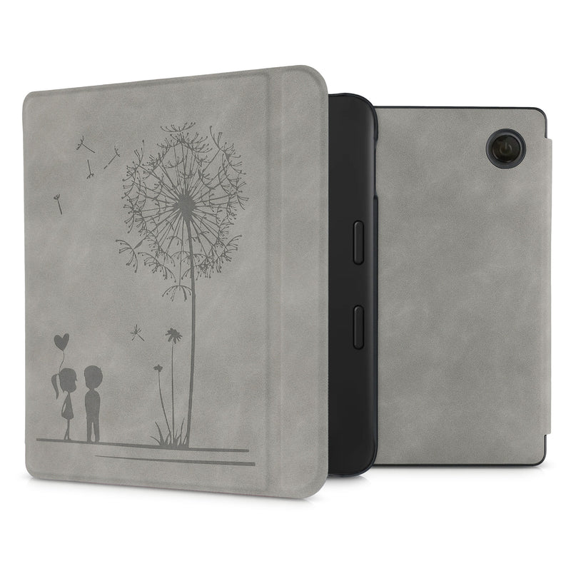 kwmobile Case for Tolino Vision 6 Cover eReader Case Faux Leather with Auto Sleep Function