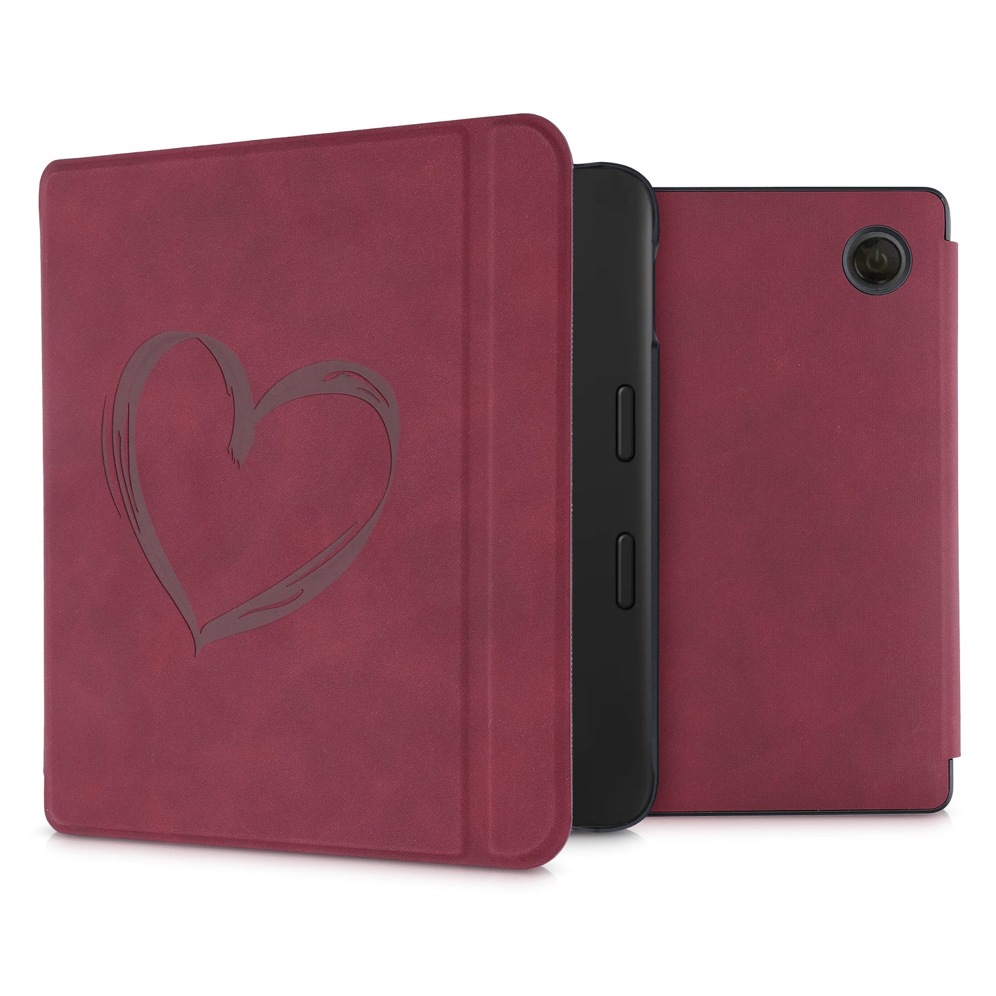 kwmobile Case for Tolino Vision 6 Cover eReader Case Faux Leather with Auto Sleep Function
