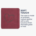 kwmobile Case for Tolino Vision 6 Cover eReader Case Faux Leather with Auto Sleep Function