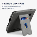 kwmobile Protective Case Compatible with Tolino Vision 6 Flip Case - Cover with Hand Strap