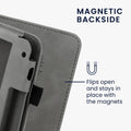 kwmobile Protective Case Compatible with Tolino Vision 6 Flip Case - Cover with Hand Strap