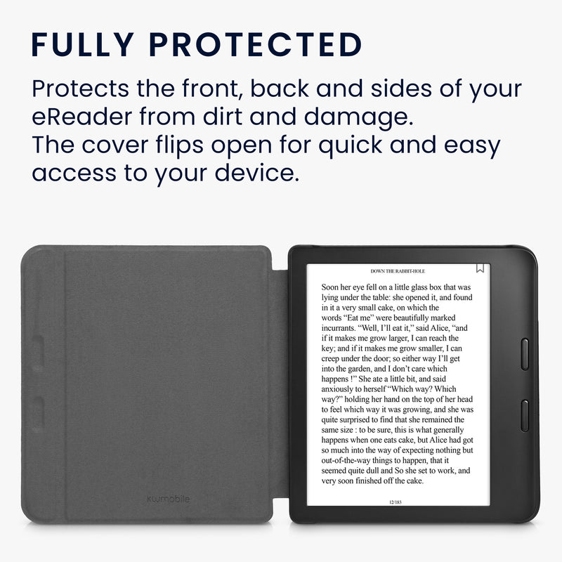 Felt fabric case compatible with Tolino Vision 6