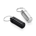 kwmobile Metal Pill Box with Ring, Capsule Box for Medications
