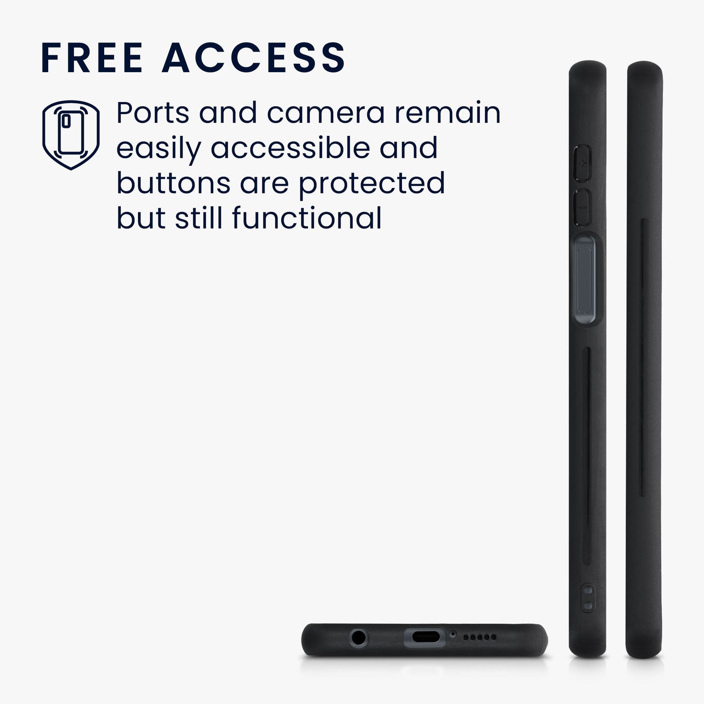 kwmobile Case Compatible with Xiaomi Redmi Note 9S / 9 Pro / 9 Pro Max - Phone Case - Phone Protective Cover - Smartphone Cover