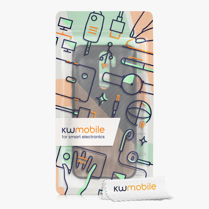 kwmobile Case Compatible with Xiaomi Redmi Note 8 Pro - Cell Phone Case - Mobile Phone Protective Cover - Smartphone Cover