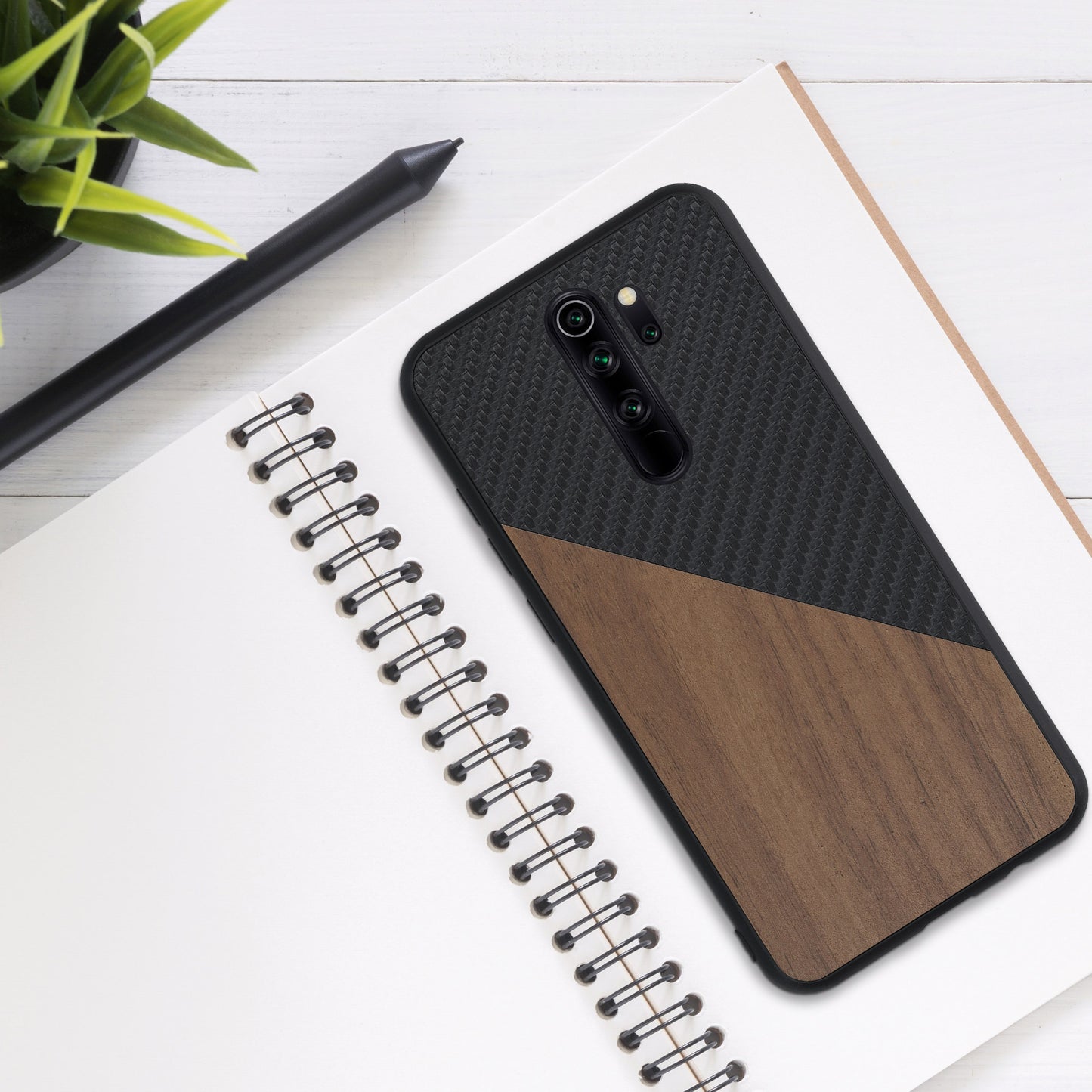 kwmobile Case Compatible with Xiaomi Redmi Note 8 Pro - Cell Phone Case - Mobile Phone Protective Cover - Smartphone Cover