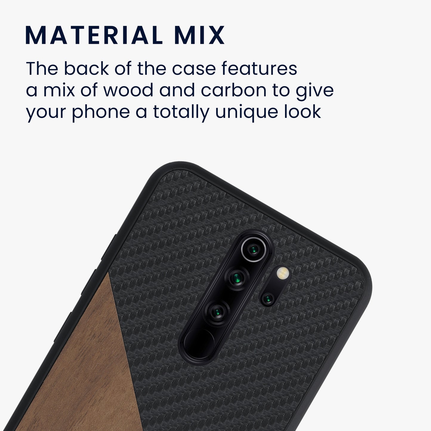 kwmobile Case Compatible with Xiaomi Redmi Note 8 Pro - Cell Phone Case - Mobile Phone Protective Cover - Smartphone Cover