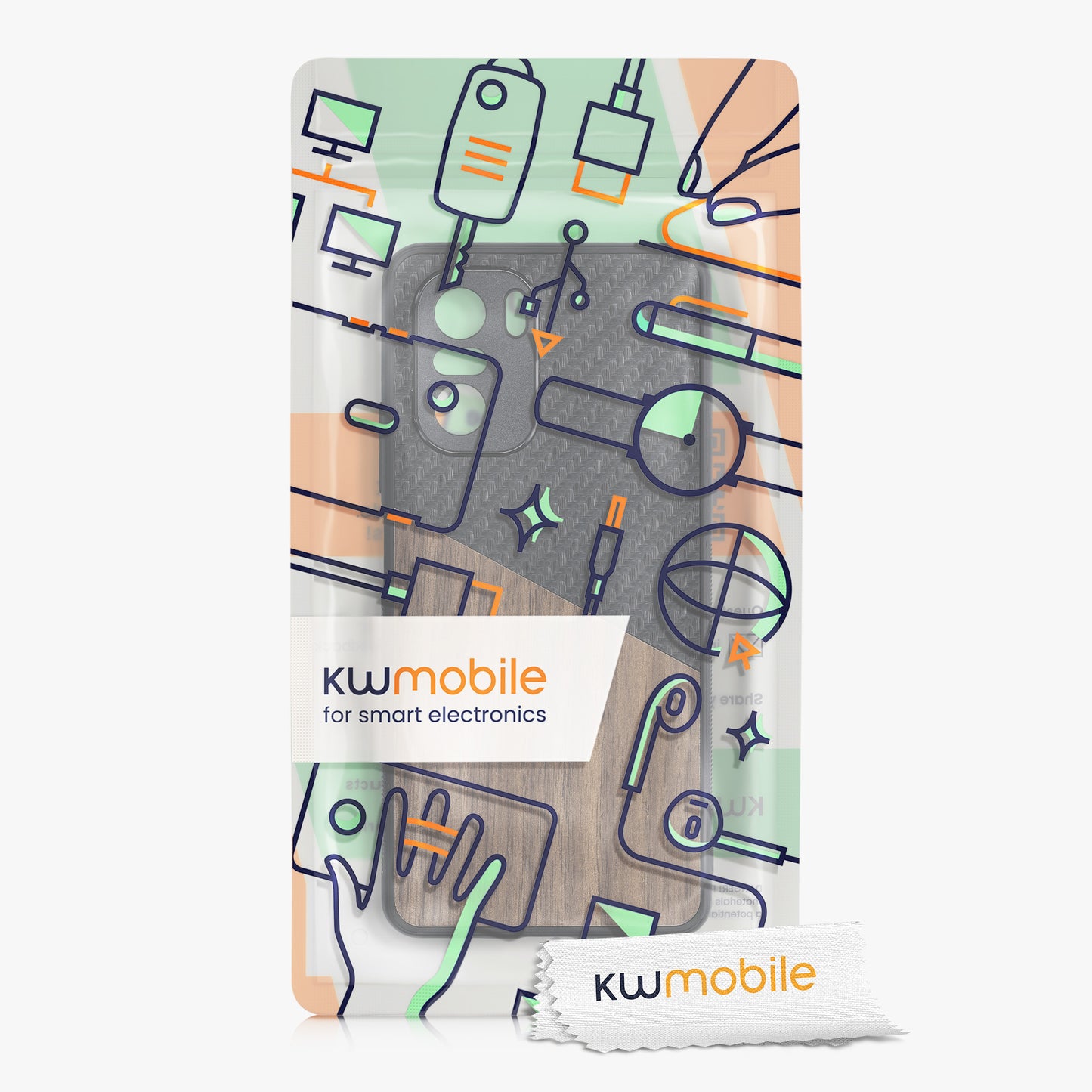 kwmobile Case Compatible with Xiaomi Mi 11i / Poco F3 - Phone Case - Phone Protective Cover - Smartphone Cover