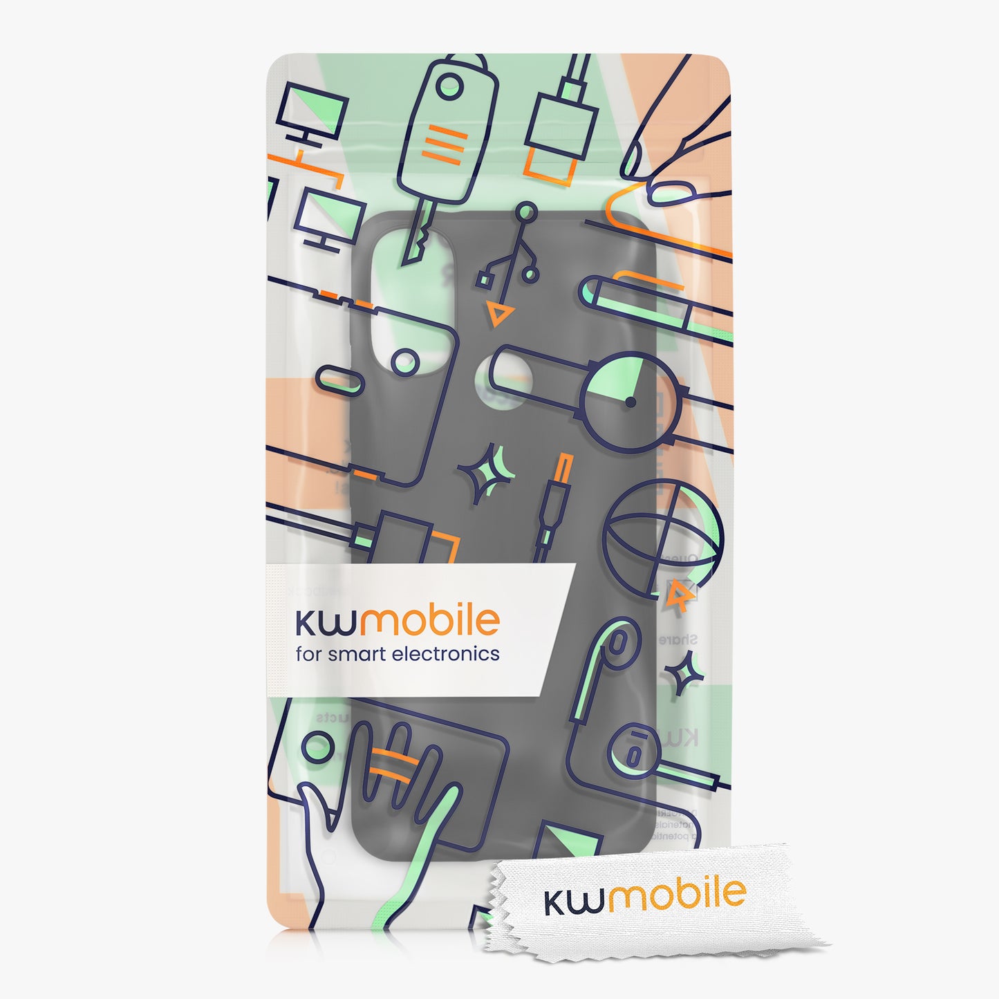 kwmobile Case for Motorola Moto E40 - Wireless Charging - Protective Cover