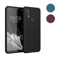 kwmobile Hülle kompatibel mit Motorola Moto E40 Hülle - weiches TPU Silikon Case - Cover geeignet für kabelloses Laden - Schwarz matt Schwarz matt  