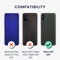 kwmobile Case for Motorola Moto E40 - Wireless Charging - Protective Cover