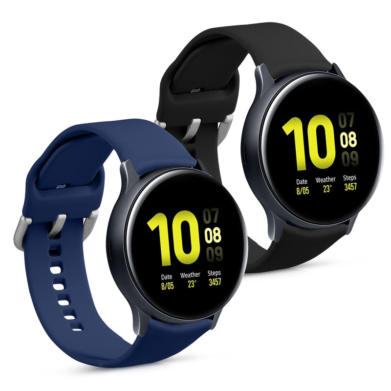 kwmobile Watch Strap for Samsung Galaxy Active 2 / Watch 4 / 5 / 6 Galaxy Watch 7 / FE Strap Fitness Tracker Band Set Replacement Strap Smartwatch