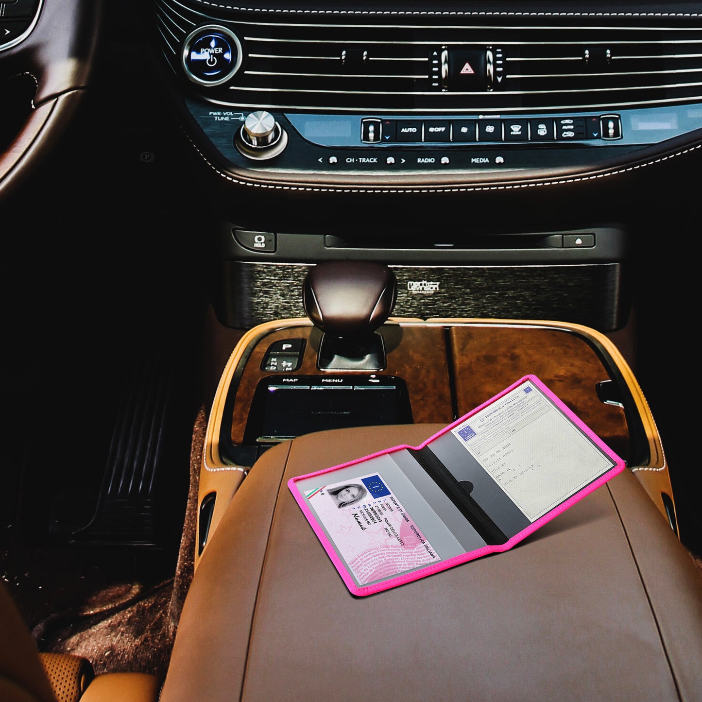 kwmobile Vehicle Registration Holder with Card Slots - Pouch for Italian Car Registration Document Driver's License