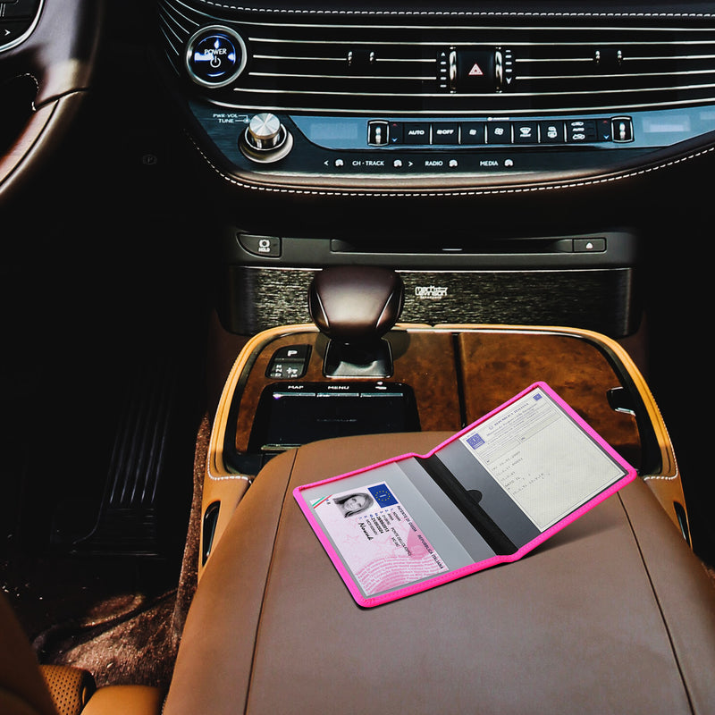 kwmobile Vehicle Registration Holder with Card Slots - Pouch for Italian Car Registration Document Driver's License