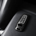 kwmobile Car Key Cover Compatible with Audi A6 A7 A8 Q7 Q8 3-Button Car Key Keyless Hardcase Protective Cover Shell