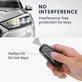 kwmobile Car Key Cover Compatible with Audi A6 A7 A8 Q7 Q8 3-Button Car Key Keyless Hardcase Protective Cover Shell