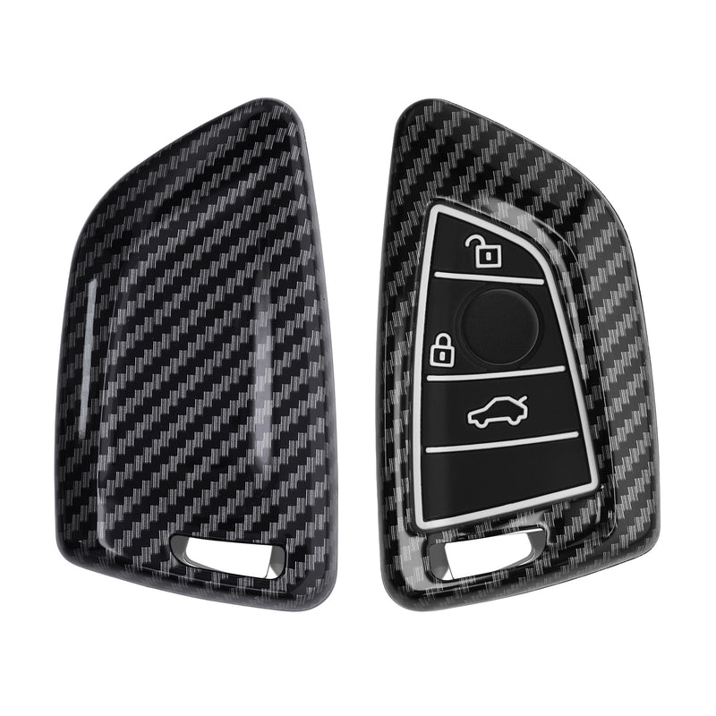 kwmobile Car Key Shell compatible with BMW 3-Button Smart Key Car Key Hard Case Protective Cover Key Fob Cover