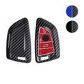 kwmobile Autoschlüssel Hülle kompatibel mit BMW 3-Tasten Smart Key Autoschlüssel - Hardcover Schutzhülle Schlüsselhülle Cover in Schwarz Schwarz  [dsg03]