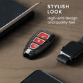 kwmobile Car Key Shell compatible with Ford 3-Button Car Key Keyless Go Hard Case Cover