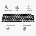 kwmobile Keyboard Protector for Apple MacBook Pro 14" (2021) A2442 - QWERTY Russian Keyboard Cover