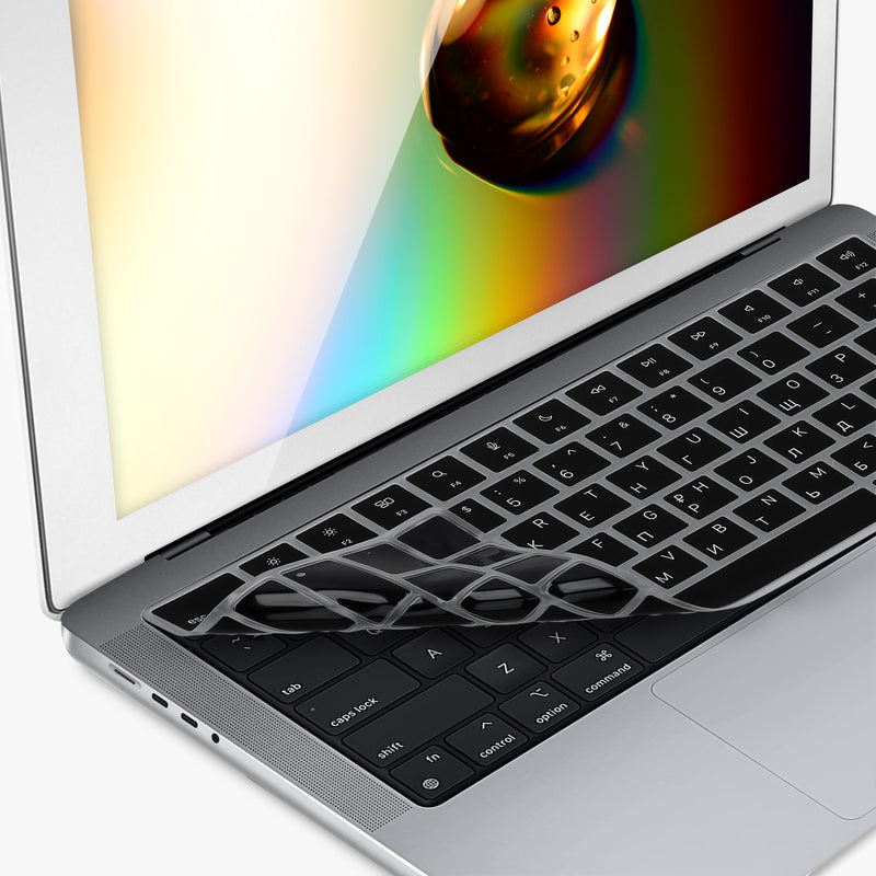 kwmobile Keyboard Protector for Apple MacBook Pro 14" (2021) A2442 - QWERTY Russian Keyboard Cover