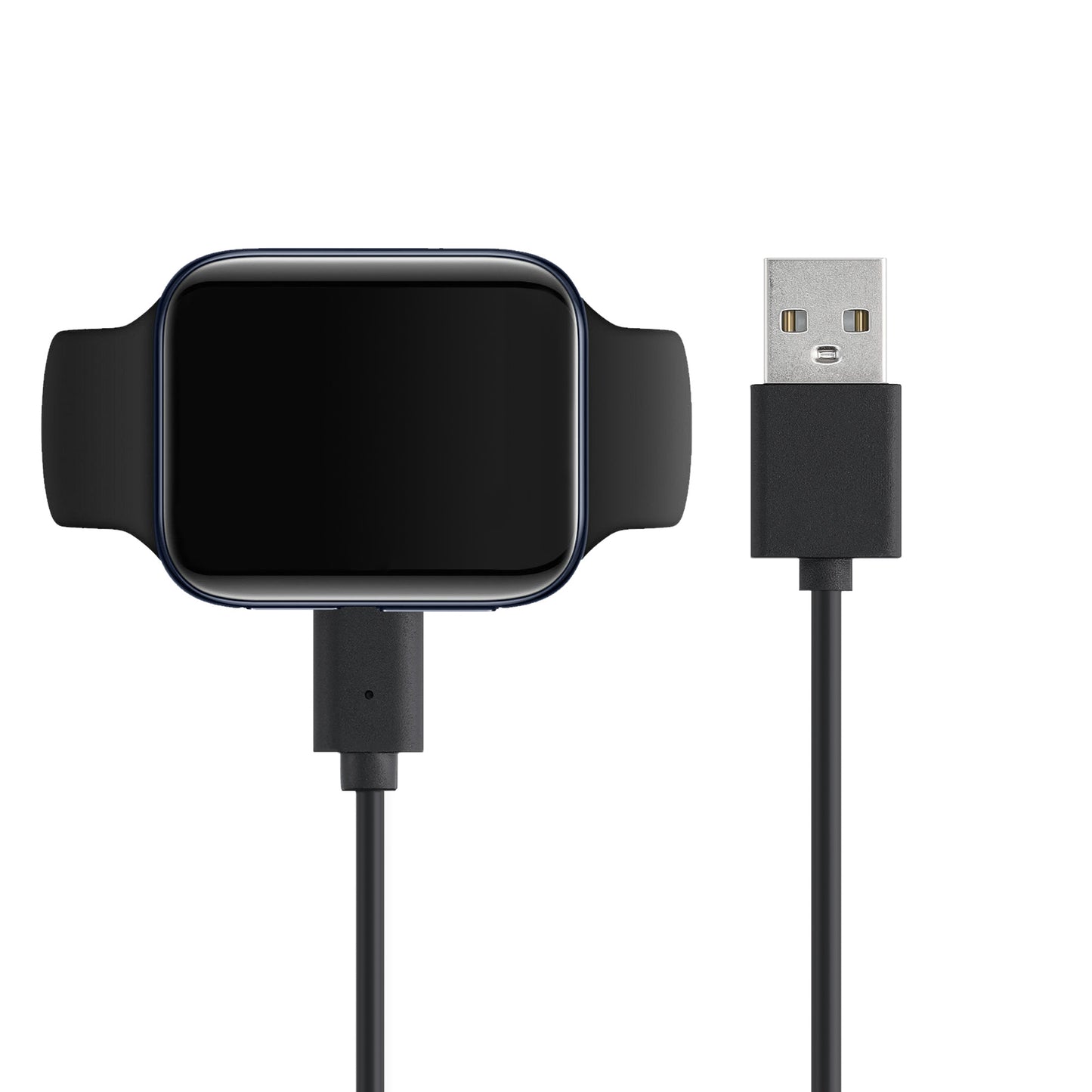 kwmobile USB Cable Charger compatible with Oppo Watch 2 (42mm 46mm) / Watch X / Watch 4 Pro Charging Cable - Smartwatch Replacement Cable - Fitness Tracker Charging Cable