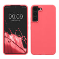 kwmobile Protective Cover compatible with Samsung S22 Case Silicone Case Phone Cover Soft Surface Wireless Charging