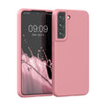 kwmobile Protective Cover compatible with Samsung S22 Case Silicone Case Phone Cover Soft Surface Wireless Charging