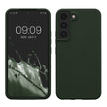 kwmobile Protective Cover compatible with Samsung S22 Case Silicone Case Phone Cover Soft Surface Wireless Charging