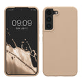 kwmobile Protective Cover compatible with Samsung S22 Case Silicone Case Phone Cover Soft Surface Wireless Charging