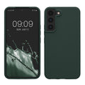 kwmobile Protective Cover compatible with Samsung S22 Case Silicone Case Phone Cover Soft Surface Wireless Charging