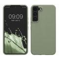 kwmobile Protective Cover compatible with Samsung S22 Case Silicone Case Phone Cover Soft Surface Wireless Charging