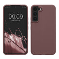kwmobile Protective Cover compatible with Samsung S22 Case Silicone Case Phone Cover Soft Surface Wireless Charging