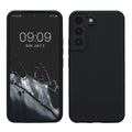kwmobile Protective Cover compatible with Samsung S22 Case Silicone Case Phone Cover Soft Surface Wireless Charging