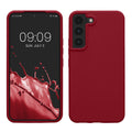 kwmobile Protective Cover compatible with Samsung S22 Case Silicone Case Phone Cover Soft Surface Wireless Charging