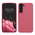 kwmobile Protective Cover compatible with Samsung S22 Case Silicone Case Phone Cover Soft Surface Wireless Charging