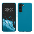 kwmobile Protective Cover compatible with Samsung S22 Case Silicone Case Phone Cover Soft Surface Wireless Charging