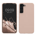 kwmobile Protective Cover compatible with Samsung S22 Case Silicone Case Phone Cover Soft Surface Wireless Charging